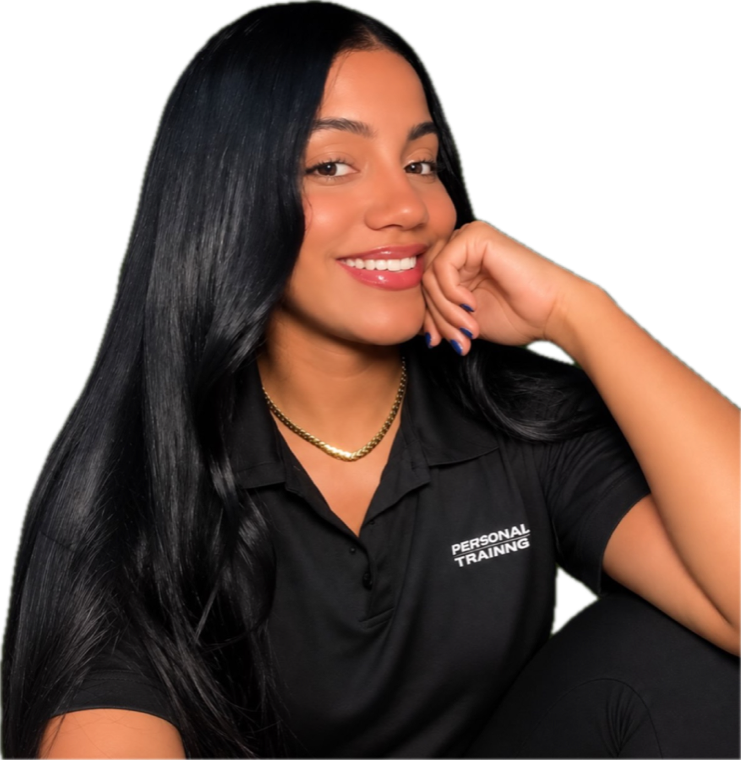 Genesis De Jesús con su polo de entrenadora